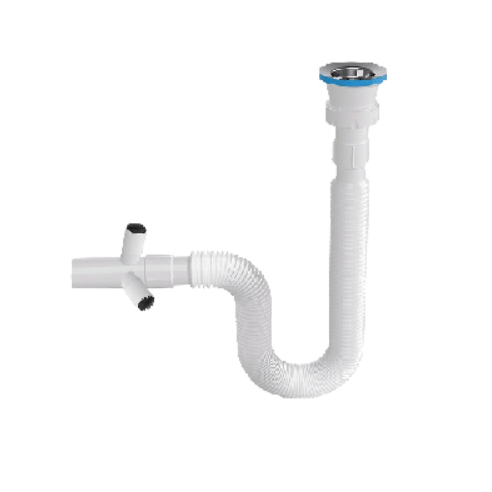 SFK LÜKS REKORLU LAVABO SİFONU ÇİFT MAKİNE ÇIKIŞLI (100pcs)